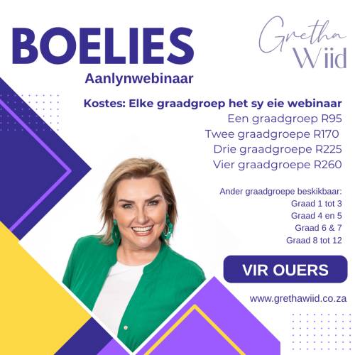 Aanlyn Webinaar: Vir Ouers